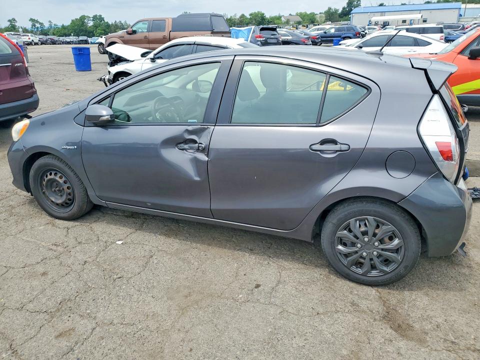 2013 Toyota Prius c VIN JTDKDTB32D1545137 COPART salvage auction — REAR END, PA - CERTIFICATE OF SALVAGE, sold $175 on 2026-07-21 (photo 2)