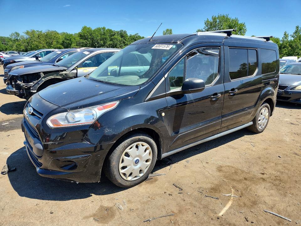 2016 Ford Transit connect VIN NM0GE9F73G1271290 COPART salvage auction — REAR END, CT - CERTIFICATE OF TITLE, sold $500 on 2026-07-28 (photo 1)