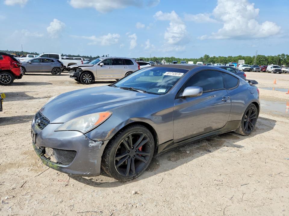 2010 Hyundai Genesis VIN KMHHT6KD4AU027429 COPART salvage auction — WATER/FLOOD, Tx - Cert Of Title-Reblt Slvg Flood, sold $350 on 2026-07-31 (photo 1)