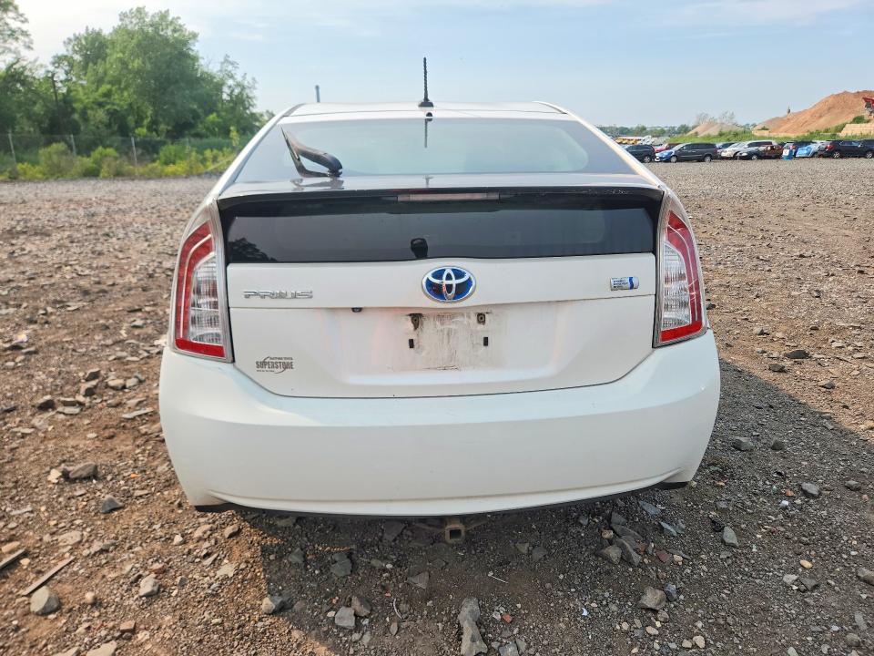 2012 Toyota Prius VIN JTDKN3DU2C5427339 COPART salvage auction — FRONT END, PA - CERT OF SALV-R=RECONSTRUCTED, sold $350 on 2026-07-30 (photo 6)