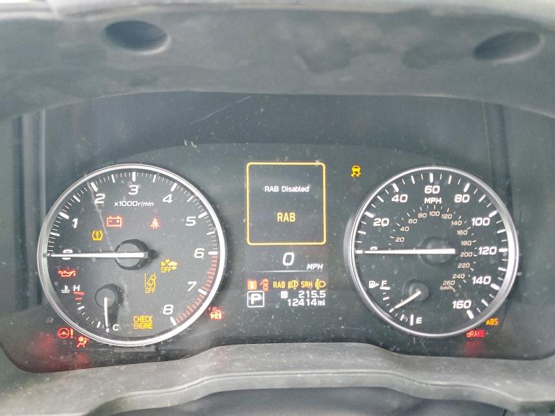 2025 Subaru Forester VIN JF2SLDTC7SH434774 COPART salvage auction — FRONT END, Nv - Salvage Title, sold $2,100 on 2026-07-10 (photo 9)