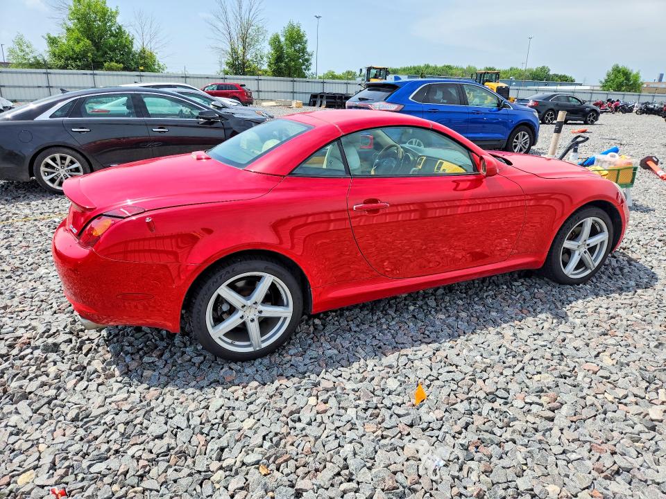 2005 Lexus Sc 430 VIN JTHFN48Y450069440 COPART salvage auction — FRONT END, Wi - Certificate Of Title, sold $5,100 on 2026-07-20 (photo 3)