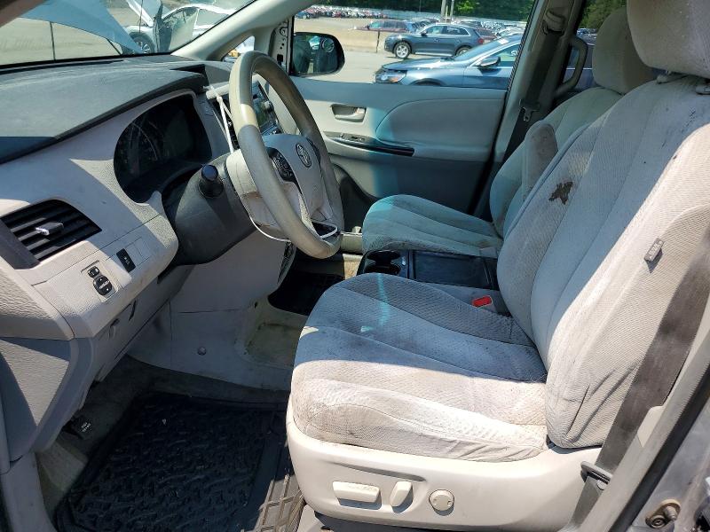 2011 Toyota Sienna VIN 5TDKK3DC8BS066997 COPART salvage auction — FRONT END, Ny - Certificate Of Title, sold $1,450 on 2026-07-09 (photo 7)