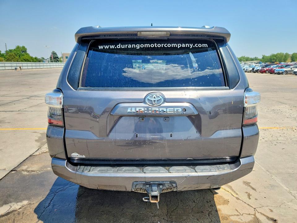 2016 Toyota 4runner VIN JTEBU5JR9G5322281 COPART salvage auction — Burn Engine, CO - PUBLIC - SALVAGE TITLE, sold $275 on 2026-07-27 (photo 6)