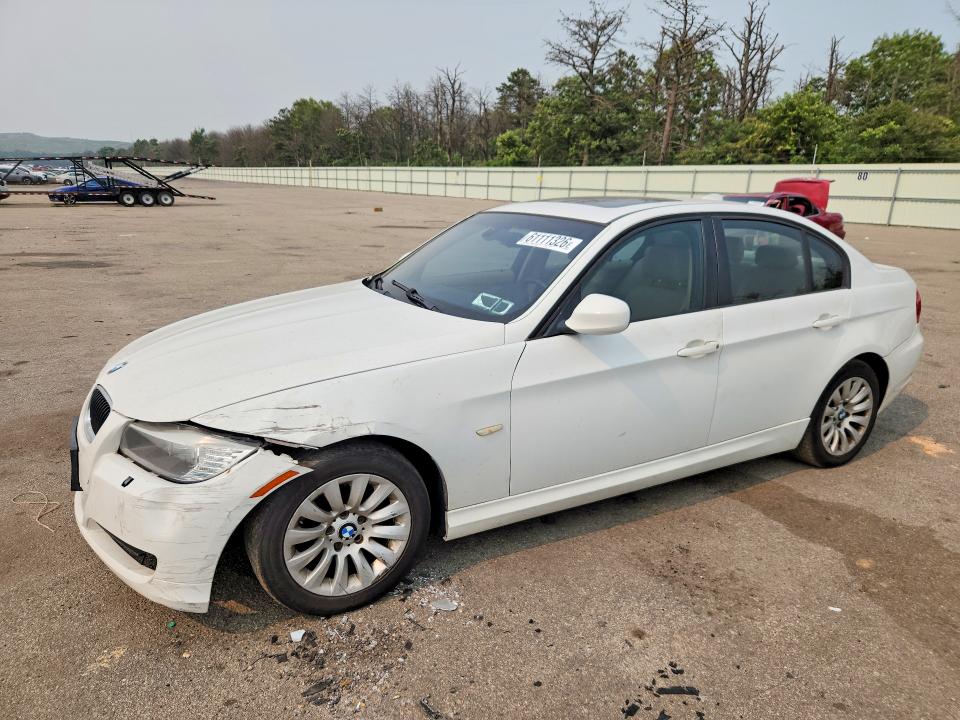 2009 BMW 3 series VIN WBAPH775X9NL82875 COPART salvage auction — FRONT END, NY - MV-907A SALVAGE CERTIFICATE, sold $80 on 2026-07-27 (photo 1)