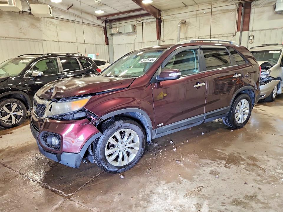 2011 Kia Sorento VIN 5XYKTDA26BG113147 COPART salvage auction — FRONT END, Wi - Junked Vehicle Bill Of Sale, sold $950 on 2026-07-27 (photo 1)