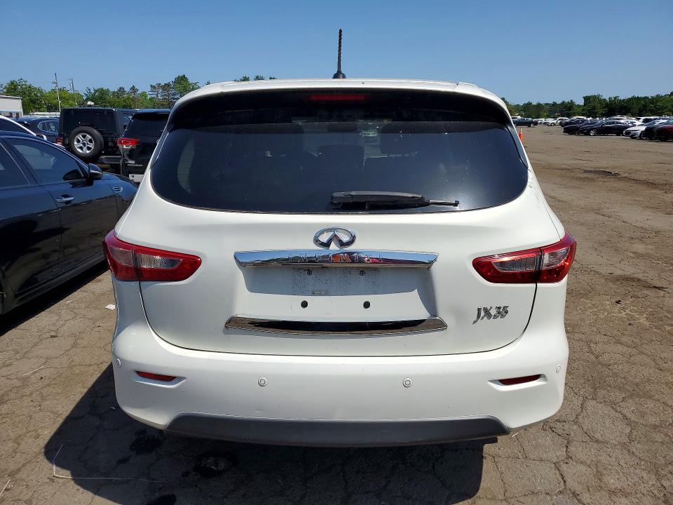 2013 Infiniti Jx VIN 5N1AL0MM0DC314076 COPART salvage auction — REAR END, Ct - Certificate Of Title (P), sold $475 on 2026-07-24 (photo 6)