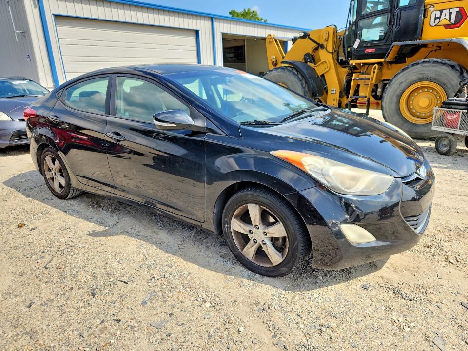 2013 Hyundai Elantra VIN KMHDH4AE8DU611917 COPART salvage auction — REAR END, Va - Cert Of Title - Salvage, sold $100 on 2026-07-28 (photo 4)