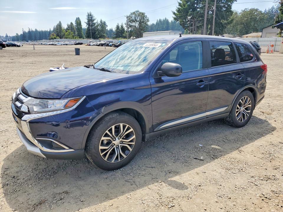 2018 Mitsubishi Outlander VIN JA4AZ3A36JJ001146 COPART salvage auction — REAR END, Wa - Bill Of Sale, sold $125 on 2026-07-28 (photo 1)