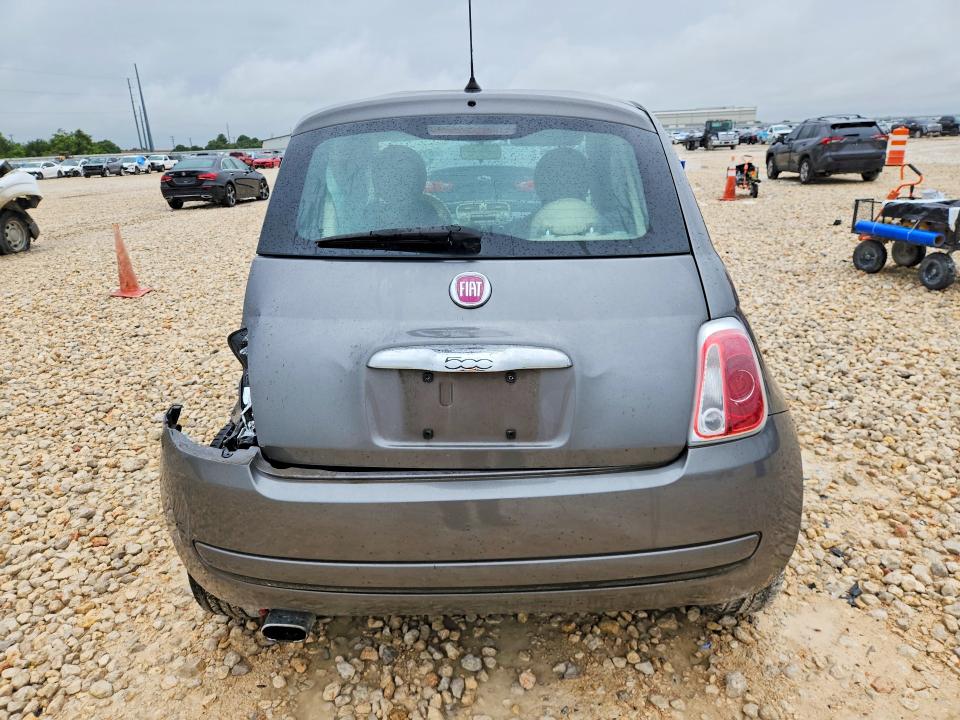 2012 Fiat 500 VIN 3C3CFFAR0CT385129 COPART salvage auction — SIDE, Tx - Salvage Vehicle Title, sold $150 on 2026-08-13 (photo 6)