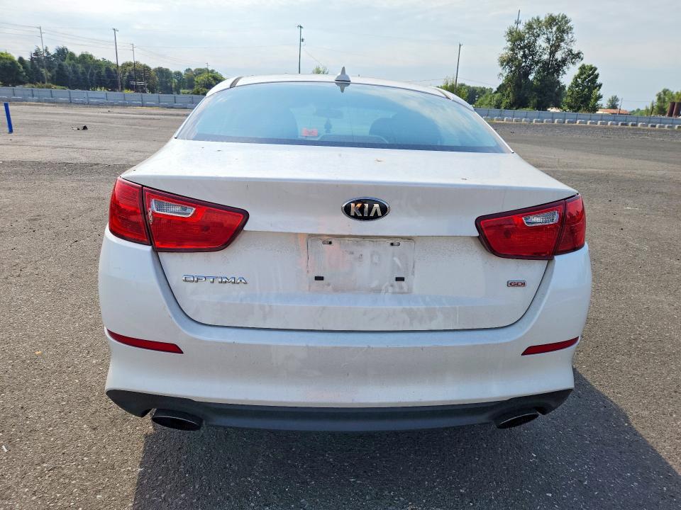 2015 Kia Optima VIN KNAGM4A71F5633928 COPART salvage auction — MECHANICAL, Or - Certificate Of Title, sold $550 on 2026-07-27 (photo 6)