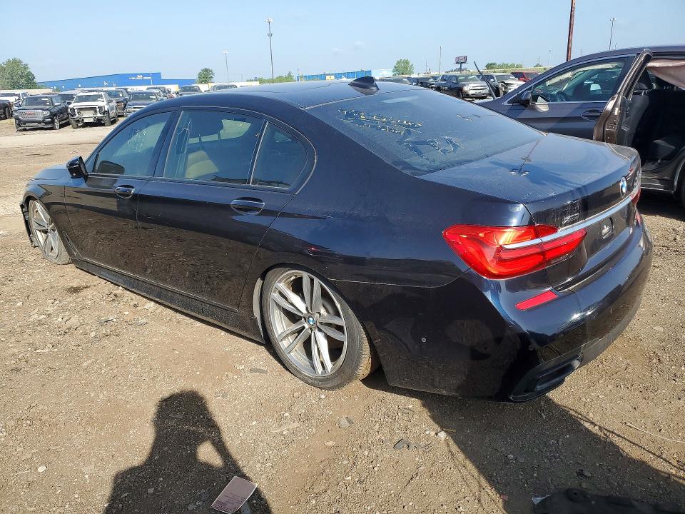 2016 BMW 7er VIN WBA7F2C55GG420836 COPART salvage auction — FRONT END, Va - Dealer Only Clean Title (P), sold $7,200 on 2026-07-27 (photo 2)