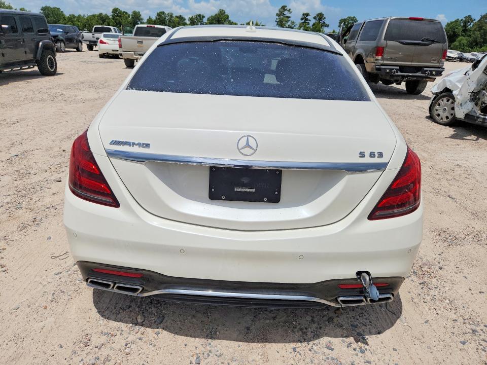 2020 Mercedes-benz S-klasse amg VIN WDDUG8JBXLA510758 COPART salvage auction — WATER/FLOOD, Tx - Salvage Title-Flood Damage, sold $30,500 on 2026-08-18 (photo 6)