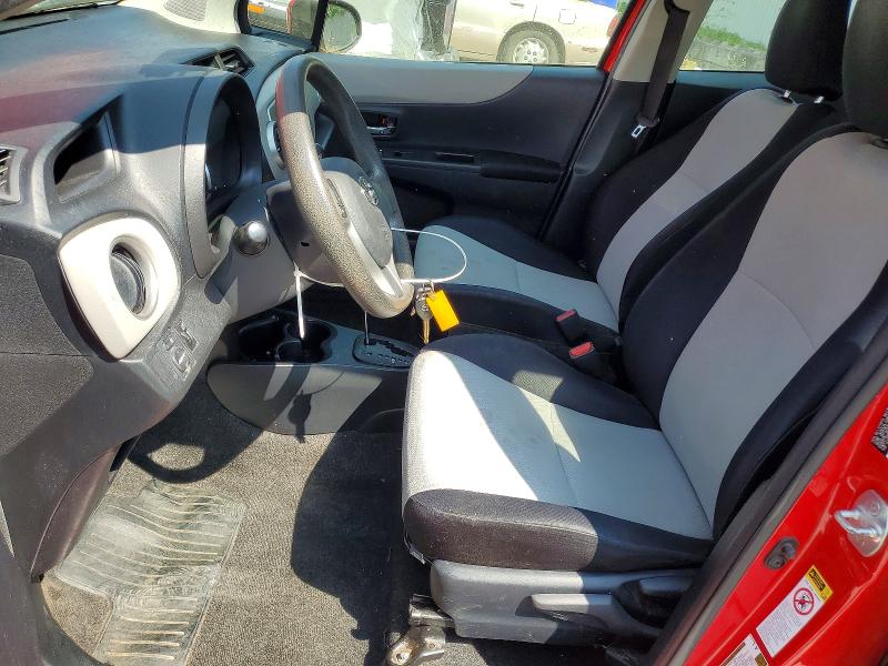 2012 Toyota Yaris VIN JTDKTUD34CD537544 COPART salvage auction — FRONT END, Ga - Certificate Of Title, sold $1,750 on 2026-07-27 (photo 7)