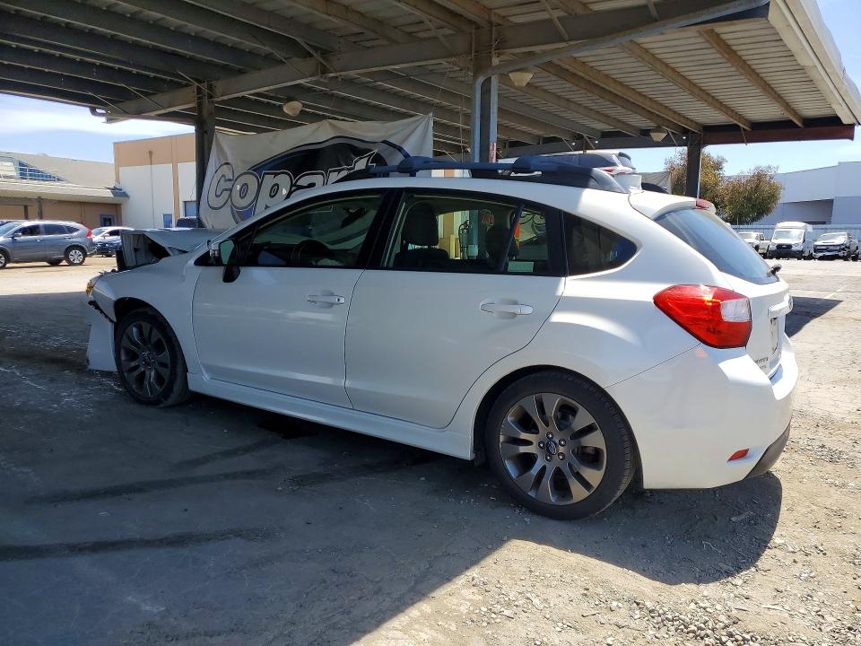 2016 Subaru Impreza VIN JF1GPAS67GH286352 COPART salvage auction — FRONT END, CA - SALVAGE CERTIFICATE, sold $300 on 2026-07-16 (photo 2)