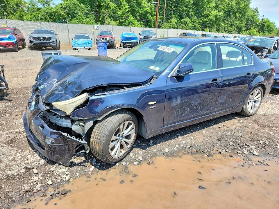 2010 BMW 5 series VIN WBANV9C57AC488217 COPART salvage auction — FRONT END, Pa - Cert Of Salvage-W=Flood Veh, sold $15 on 2026-08-03 (photo 1)