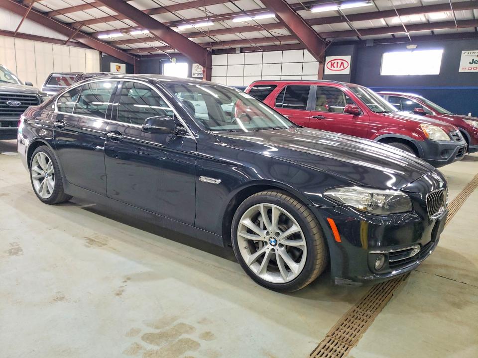 2014 BMW 5 series VIN WBAFV3C54ED686139 COPART salvage auction — MINOR DENT/SCRATCHES, Ny - Certificate Of Title (P), sold $4,500 on 2026-07-27 (photo 4)