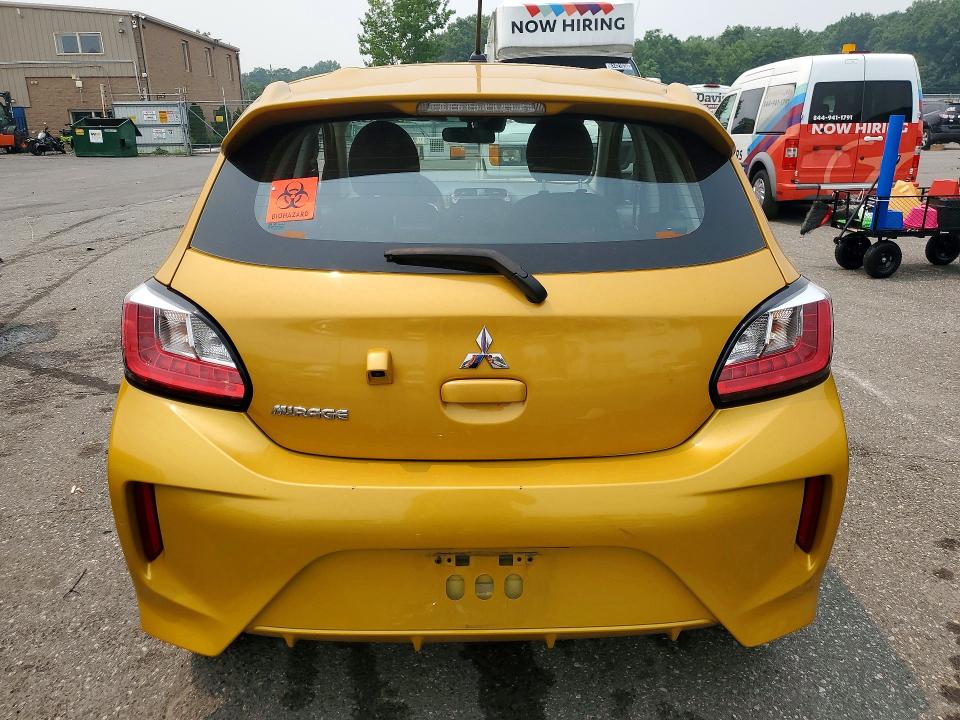 2024 Mitsubishi Mirage VIN ML32AUHJ9RH035552 COPART salvage auction — FRONT END, Fl - Certificate Of Destruction (P), sold $125 on 2026-07-22 (photo 6)