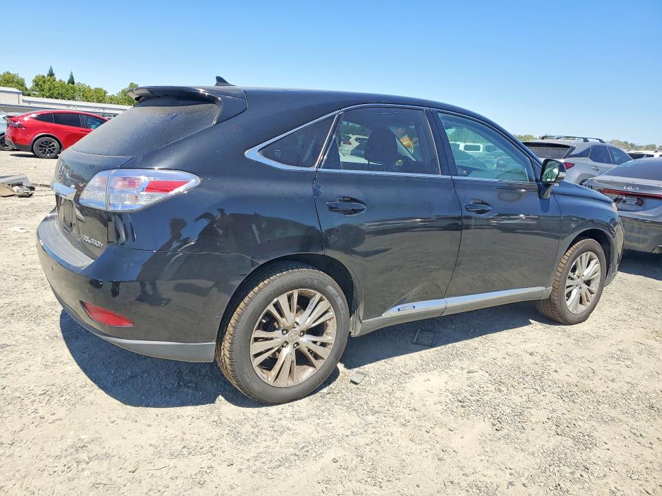 2010 Lexus Rx VIN JTJZB1BA4A2002978 COPART salvage auction — REAR END, Ca - Salvage Certificate, sold $1,600 on 2026-07-23 (photo 3)