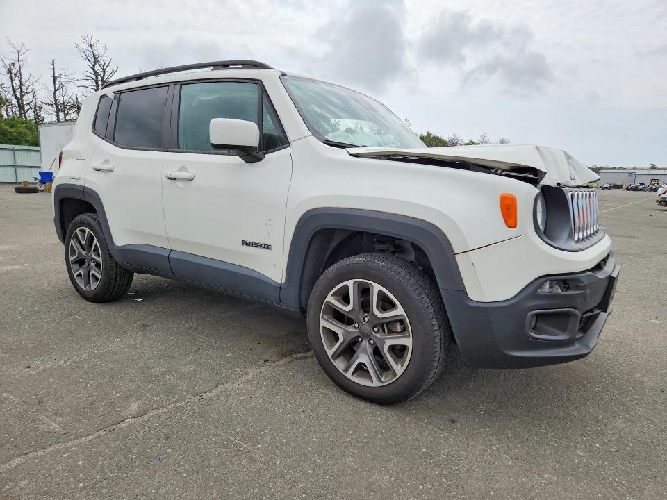 2016 Jeep Renegade VIN ZACCJBBT8GPE05248 COPART salvage auction — FRONT END, Ny - Mv-907A Salvage Certificate, sold $800 on 2026-08-12 (photo 4)