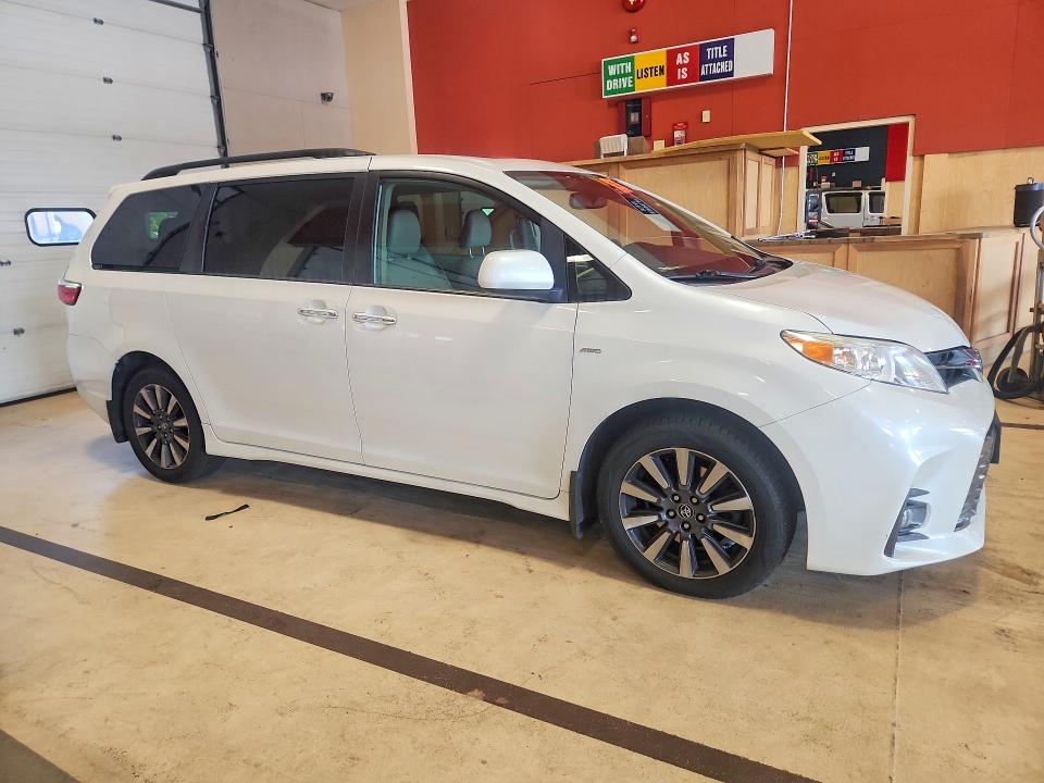 2019 Toyota Sienna VIN 5TDDZ3DC2KS222228 COPART salvage auction — MINOR DENT/SCRATCHES, Ct - Cert Of Title-Salvage, sold $13,700 on 2026-07-14 (photo 4)