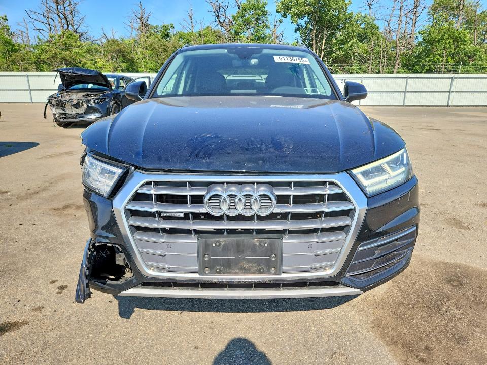 2018 Audi Q5 VIN WA1BNAFY8J2229491 COPART salvage auction — FRONT END, Ny - Mv-907A Salvage Certificate, sold $4,500 on 2026-07-22 (photo 5)