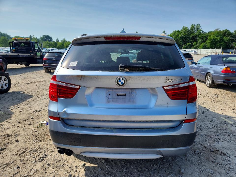 2011 BMW X3 VIN 5UXWX7C52BLT78729 COPART salvage auction — FRONT END, MA - CERT OF TITLE-RECONSTRCTD COLL, sold $325 on 2026-07-23 (photo 6)
