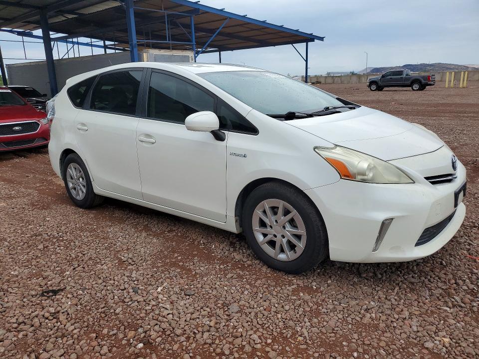 2012 Toyota Prius v VIN JTDZN3EU9C3028100 COPART salvage auction — MECHANICAL, Az - Certificate Of Title, sold $2,300 on 2026-07-23 (photo 4)