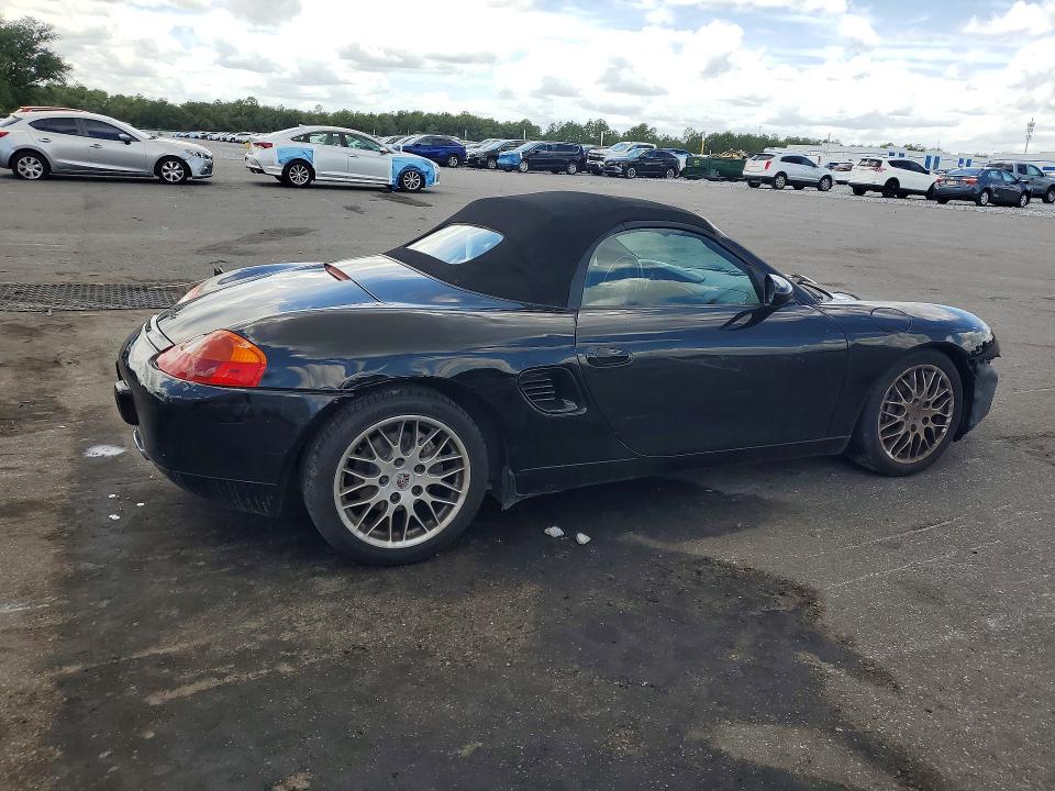 1998 Porsche Boxster VIN WP0CA2984WS621351 COPART salvage auction — SIDE, Fl - Cert Of Title Slvg Rebuildable, sold $1,750 on 2026-08-10 (photo 3)