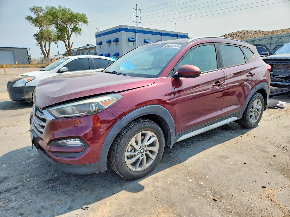 2017 Hyundai Tucson VIN KM8J3CA46HU448774 COPART salvage auction — FRONT END, Nm - Cert Of Title-Salvage, sold $600 on 2026-07-23 (photo 1)