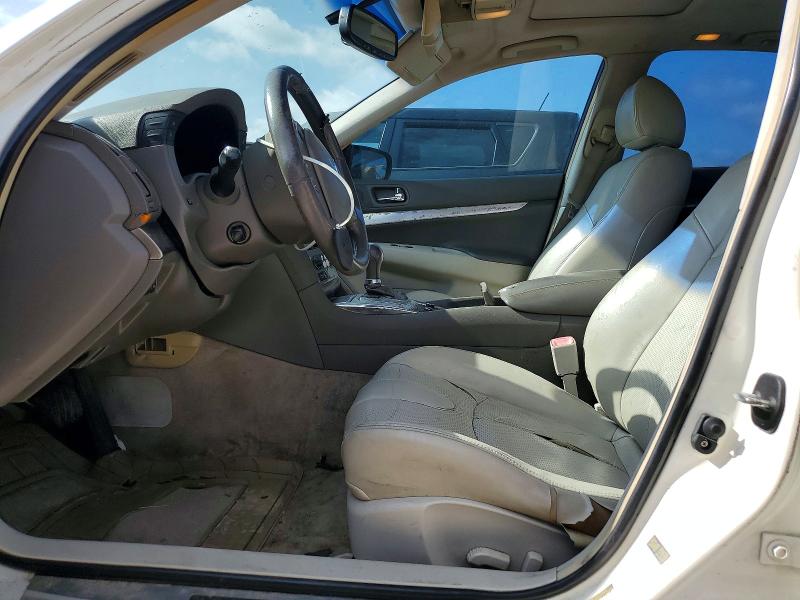 2012 Infiniti G VIN JN1CV6AP6CM624589 COPART salvage auction — REAR END, Tx - Certificate Of Title, sold $500 on 2026-07-23 (photo 7)