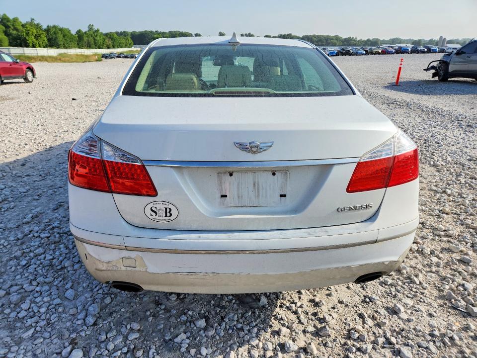 2011 Hyundai Genesis VIN KMHGC4DE4BU141180 COPART salvage auction — FRONT END, MI - CERTIFICATE OF TITLE, sold $275 on 2026-07-23 (photo 6)