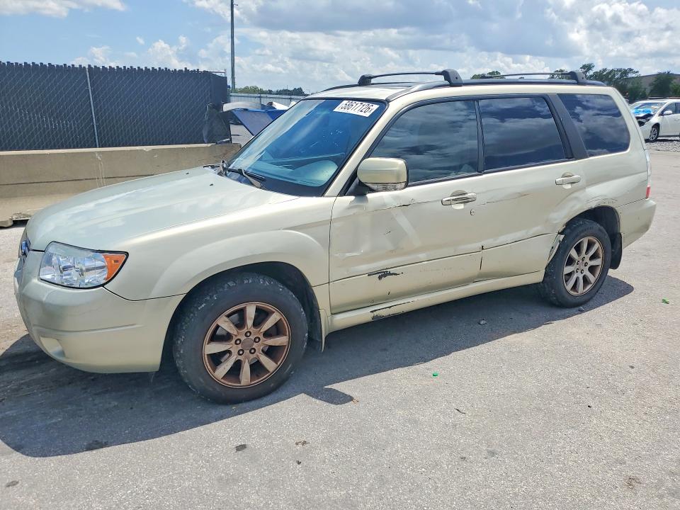 2006 Subaru Forester VIN JF1SG65636H742946 COPART salvage auction — SIDE, FL - CERT OF TITLE SLVG REBUILDABLE, sold $375 on 2026-07-28 (photo 1)
