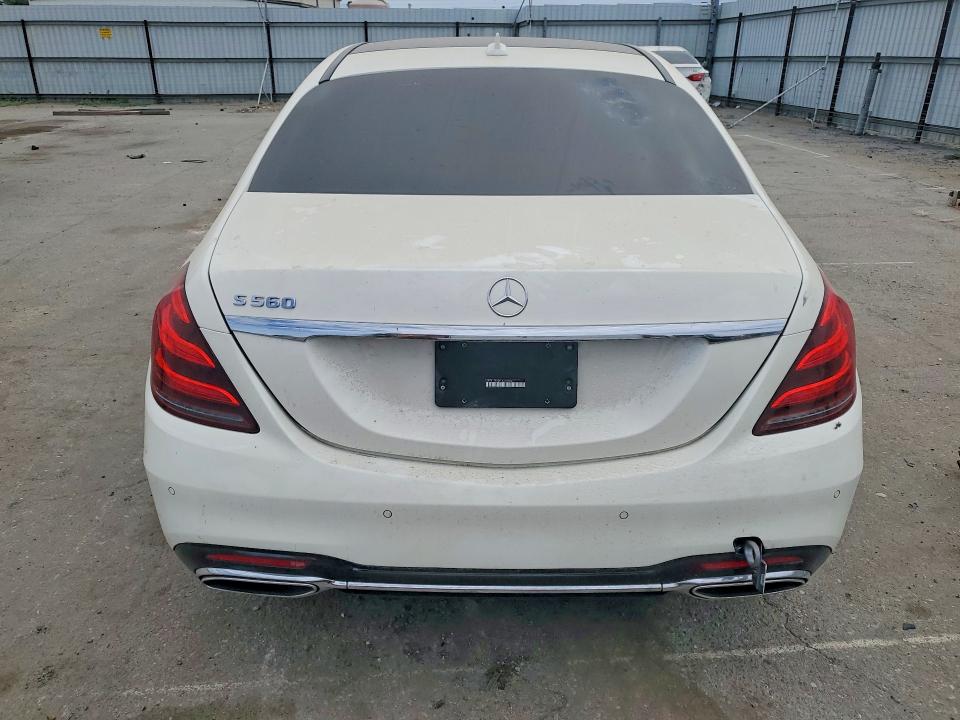 2018 Mercedes-benz S-klasse VIN WDDUG8DB8JA410392 COPART salvage auction — FRONT END, Ca - Salvage Certificate, sold $9,200 on 2026-08-14 (photo 6)