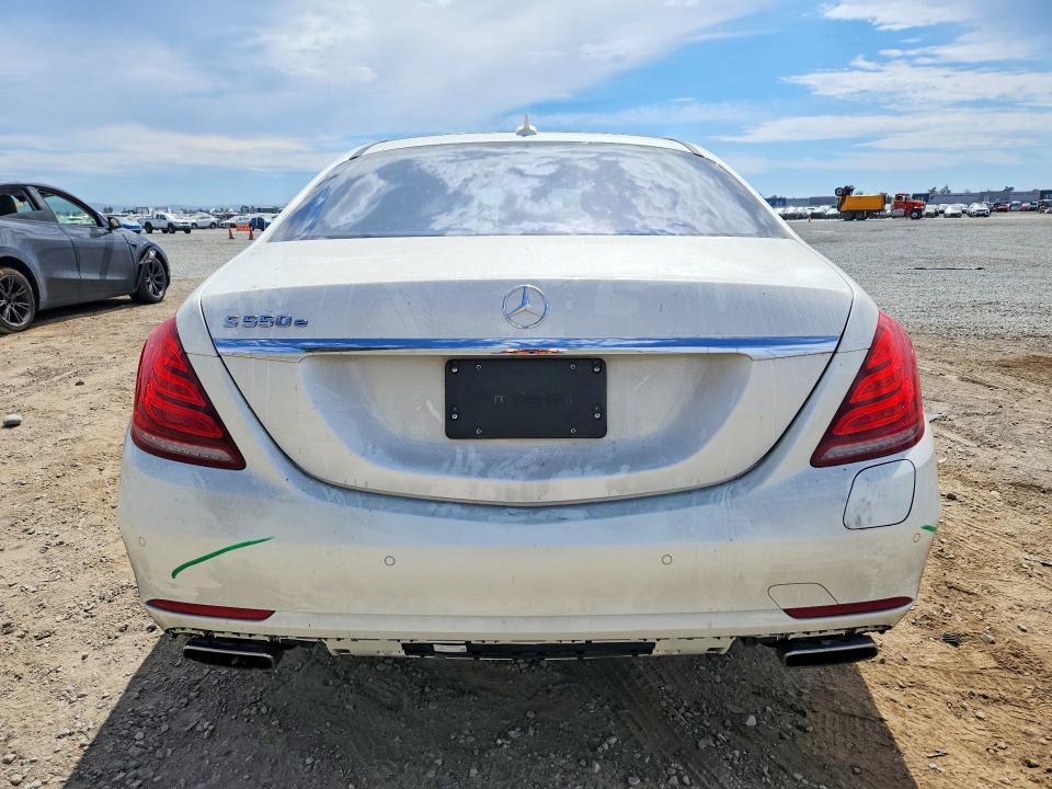 2017 Mercedes-benz S-klasse VIN WDDUG6DB8HA317189 COPART salvage auction — FRONT END, Ca - Salvage Certificate, sold $10,600 on 2026-08-18 (photo 6)