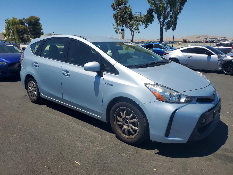 2016 Toyota Prius v VIN JTDZN3EU8GJ052437 COPART salvage auction — VANDALISM, CA - SALVAGE CERTIFICATE, sold $7,300 on 2026-07-20 (photo 4)