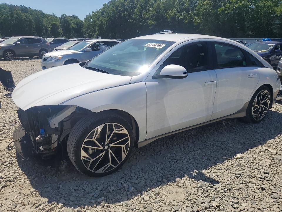 2024 Hyundai Ioniq 6 VIN KMHM34AC6RA075717 COPART salvage auction — FRONT END, Ma - Cert Of Title-Salvage, sold $10,500 on 2026-08-26 (photo 1)