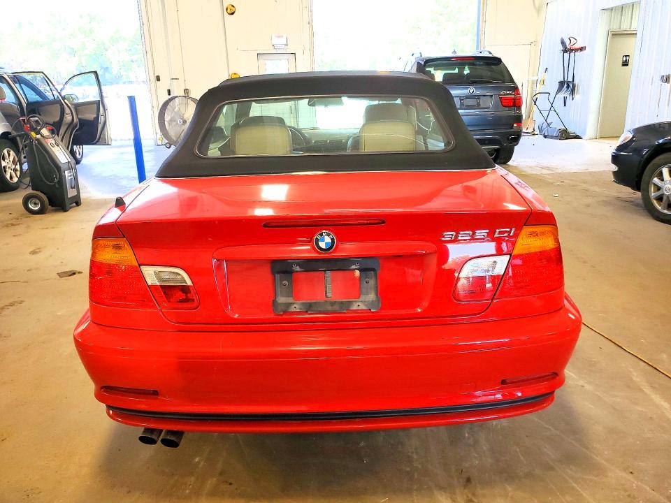 2002 BMW 3 series VIN WBABS334X2PG86853 COPART salvage auction — FRONT END, MN - CERT OF TITLE-PRIOR SALVAGE, sold $2,200 on 2026-08-06 (photo 6)