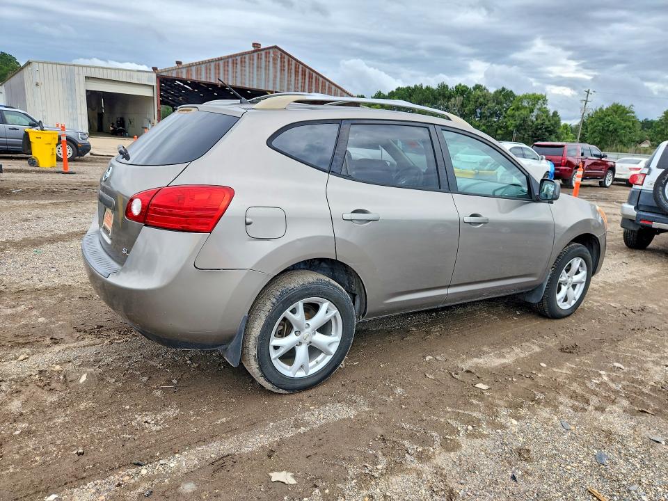 2008 Nissan Rogue sport VIN JN8AS58T78W014887 COPART salvage auction — REAR END, LA - CERT OF TITLE-RECONSTRUCTED (P), sold $750 on 2026-07-24 (photo 3)