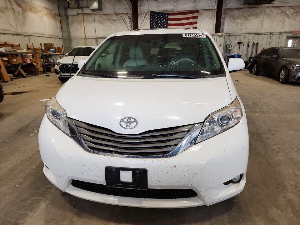 2014 Toyota Sienna VIN 5TDYK3DC2ES411942 COPART salvage auction — HAIL, Wi - Certificate Of Title, sold $300 on 2026-07-29 (photo 5)