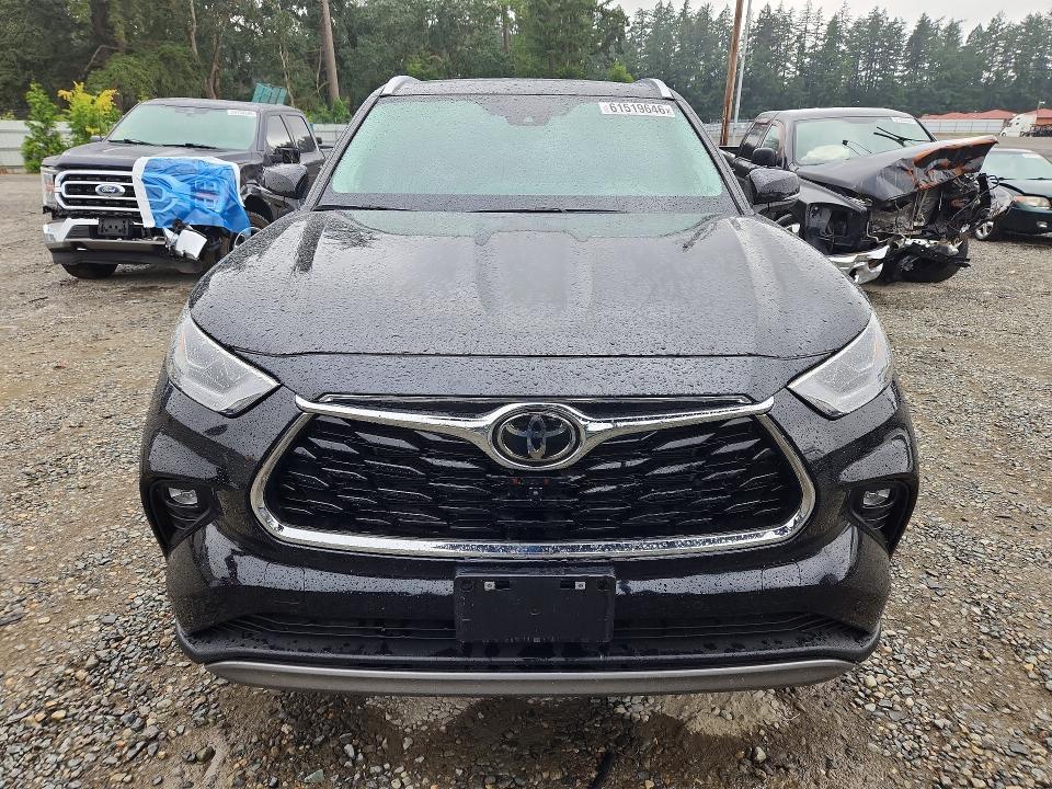 2024 Toyota Highlander VIN 5TDKDRBH4RS528820 COPART salvage auction — REAR END, Wa - Bill Of Sale, sold $19,500 on 2026-07-26 (photo 5)