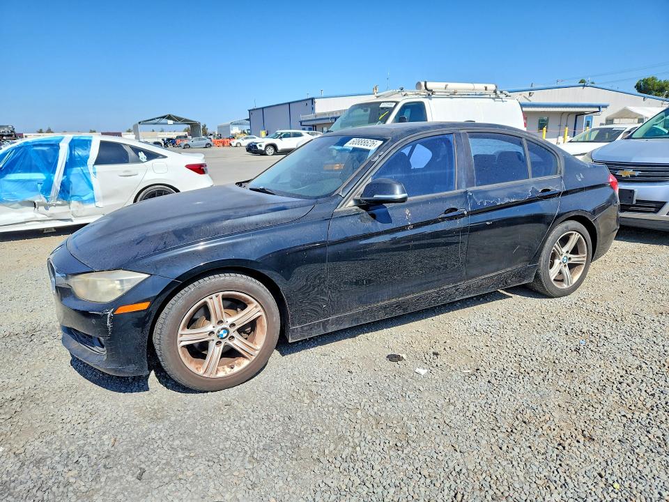 2014 BMW 3 series VIN WBA3D3C57EK155857 COPART salvage auction — REAR END, Ca - Cert Of Title-Salvaged, sold $350 on 2026-07-28 (photo 1)