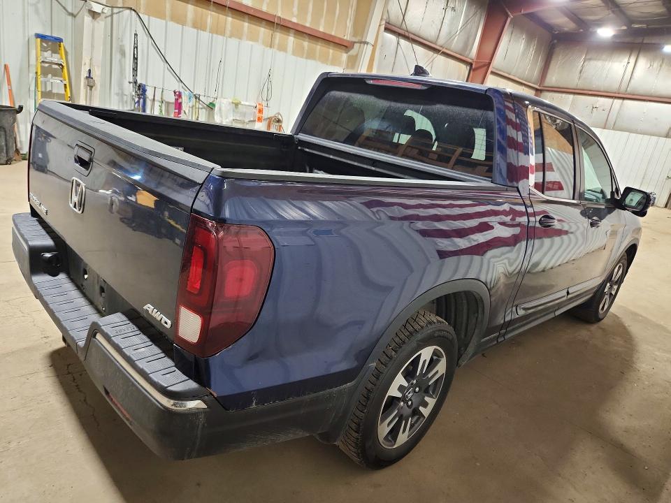2017 Honda Ridgeline VIN 5FPYK3F67HB011690 COPART salvage auction — MINOR DENT/SCRATCHES, Ak - Certificate Of Vehicle Title, sold $3,500 on 2026-07-21 (photo 3)