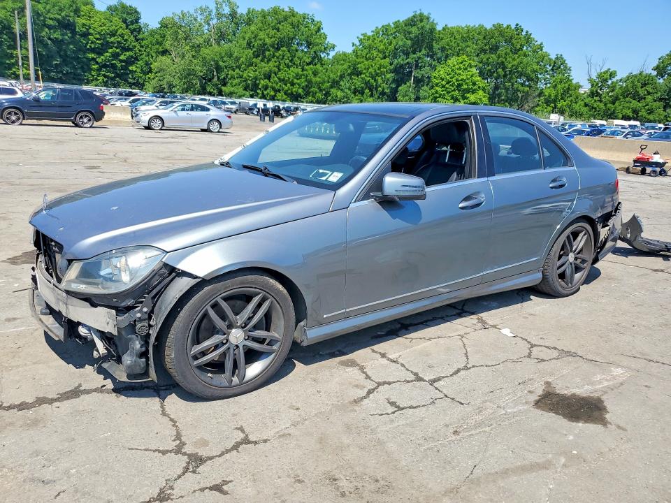 2012 Mercedes-benz C-klasse VIN WDDGF8BB3CR208888 COPART salvage auction — FRONT END, Ny - Mv-907A Salvage Certificate, sold $600 on 2026-07-28 (photo 1)
