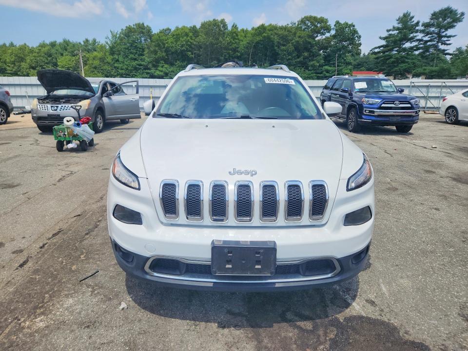 2015 Jeep Cherokee VIN 1C4PJMDS1FW646667 COPART salvage auction — FRONT END, Ct - Certificate Of Title, sold $675 on 2026-08-05 (photo 5)