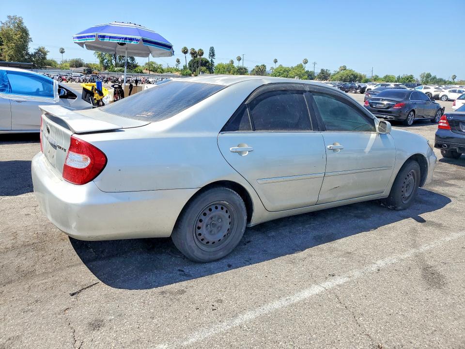 2002 Toyota Camry VIN JTDBE32K120117437 COPART salvage auction — FRONT END, Ca - Dis/Dlr/Exp Clean W/Salv Hist, sold $325 on 2026-07-31 (photo 3)