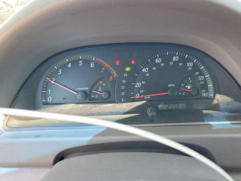2002 Toyota Camry VIN JTDBF30K120037362 COPART salvage auction — FRONT END, CA - SALVAGE CERTIFICATE, sold $625 on 2026-07-22 (photo 9)
