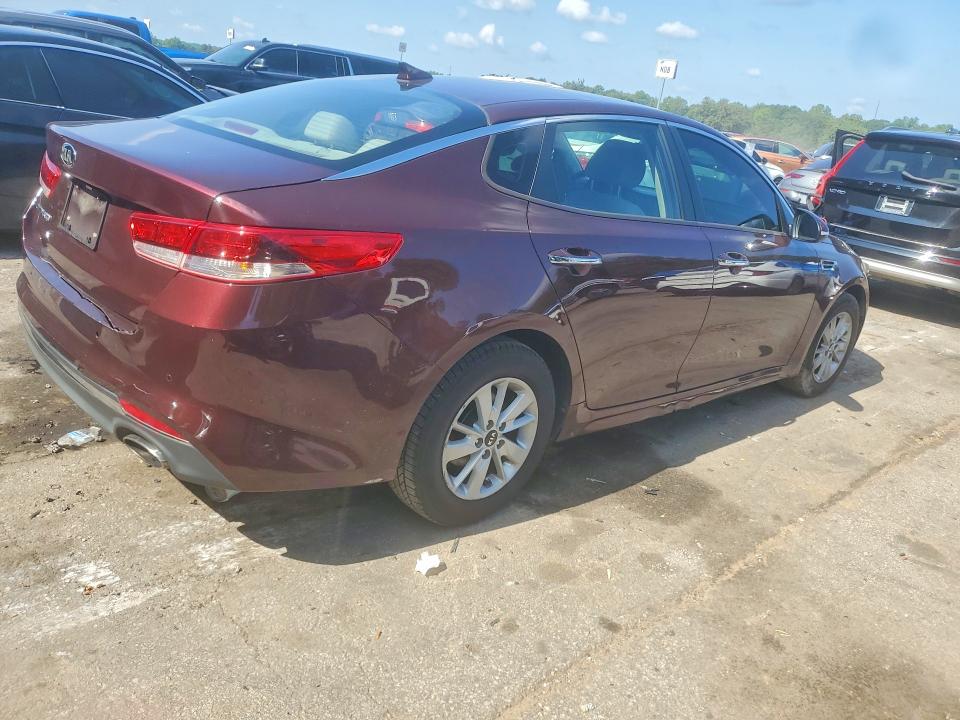 2018 Kia Optima VIN 5XXGT4L34JG233317 COPART salvage auction — VANDALISM, Ga - Cert Of Title-Salvage, sold $900 on 2026-07-24 (photo 3)