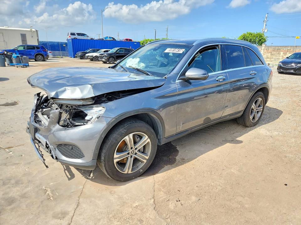 2019 Mercedes-benz Glc class VIN WDC0G4KB7KV123456 COPART salvage auction — FRONT END, FL - CERTIFICATE OF TITLE, sold $4,350 on 2026-08-13 (photo 1)