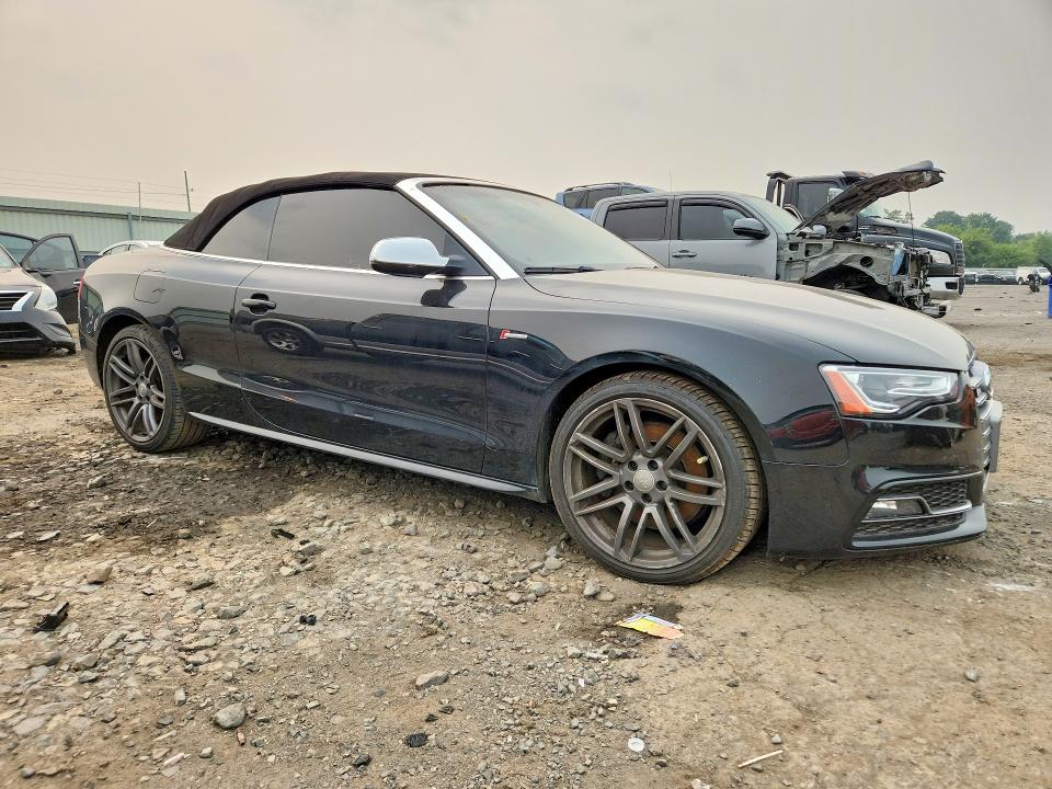 2015 Audi S5 VIN WAUCGAFH6FN009242 COPART salvage auction — MECHANICAL, PA - CERT OF TITLE (P), sold $9,300 on 2026-07-24 (photo 4)